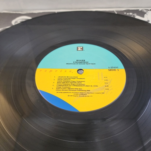 1987 Roger Unlimited Vinyl Record LP Album Reprise Records - Picture 8 of 13